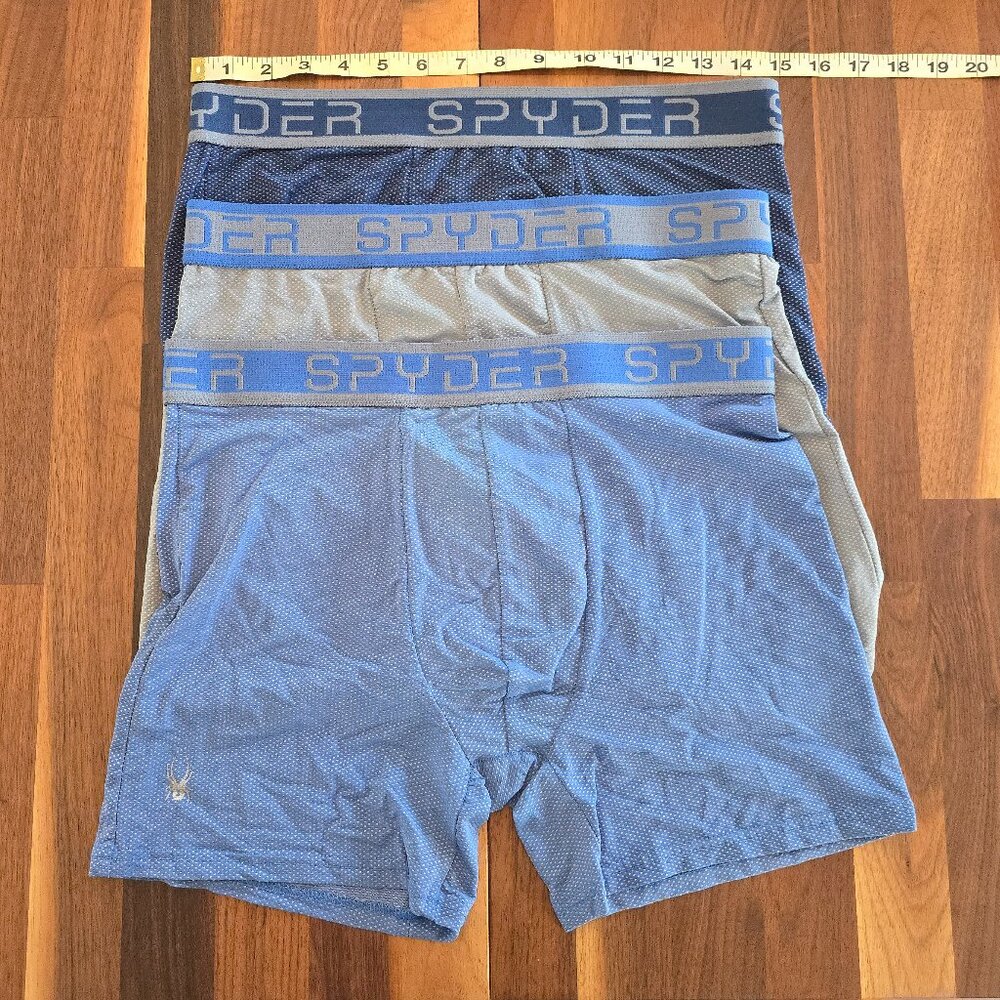 Spyder Men's Boxer Briefs - 3 pair - Medium